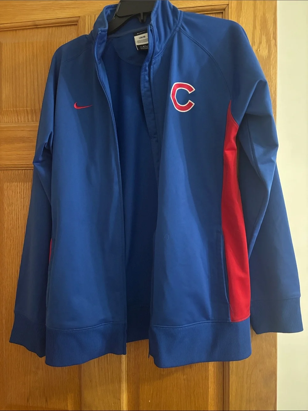Nike Kids Cubs Royal Blue Jacket with Red Accents